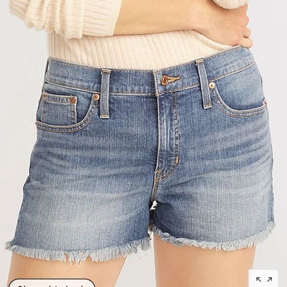 J. Crew Mid-rise denim short in Squash wash - Picture 2 of 7
